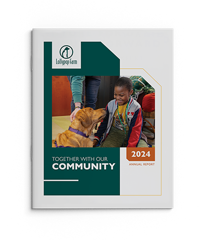 Lollypop Farm 2024 Annual Report Cover